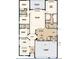Detailed floor plan showcasing the layout of the home with bedrooms, bathrooms, kitchen and living spaces at 17516 Bright Wheat Dr, Lithia, FL 33547