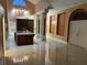 Open-concept kitchen with a spacious layout and tall ceilings, ideal for entertaining guests at 18104 Sweet Jasmine Dr, Tampa, FL 33647