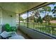 Balcony featuring a lovely view of a golf course at 2117 Lakewood Club S Dr # 7K, St Petersburg, FL 33712