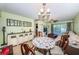 The dining area is conveniently located near the living room, perfect for entertaining Gathering and friends at 2117 Lakewood Club S Dr # 7K, St Petersburg, FL 33712