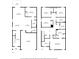 Complete floor plan of the house with a clear depiction of all rooms and dimensions at 2449 Moon Shadow Rd, New Port Richey, FL 34655