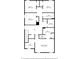 Second-floor layout with four bedrooms, three bathrooms, laundry room, and a loft area at 2449 Moon Shadow Rd, New Port Richey, FL 34655