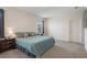 Spacious bedroom with neutral carpet and walls at 2449 Moon Shadow Rd, New Port Richey, FL 34655