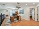 Bright loft space with hardwood floors offers a versatile area perfect for a home office or study at 2667 Aspen Ct, Palm Harbor, FL 34684