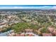 Overhead view of the neighborhood highlighting the lush surroundings at 3620 41St S Way # B, St Petersburg, FL 33711