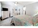 Bedroom featuring hard surface floors, and plenty of natural light at 3620 41St S Way # B, St Petersburg, FL 33711
