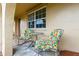 Comfortable seating on this cozy condo patio at 4305 Summersun Dr, New Port Richey, FL 34652