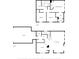 Detailed floor plan showcasing the layout of the home's two floors, including bedrooms, bathrooms, and living spaces at 5176 6Th N St, St Petersburg, FL 33703
