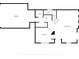 Simplified floor plan highlighting the kitchen, living room, garage, and other key areas of the home at 5176 6Th N St, St Petersburg, FL 33703