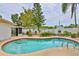 Inviting backyard pool area featuring an in-ground pool with concrete patio and privacy fence at 5219 4Th S St, St Petersburg, FL 33705