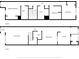 Floorplan showing layout of kitchen, dining area, living room, bedrooms, and bathrooms at 6250 Maisie Rd, Zephyrhills, FL 33542