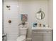 Bright bathroom featuring modern fixtures, elegant decor, and a well-designed layout for comfort and style at 8704 N Brooks St, Tampa, FL 33604