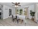 Bright dining area with natural light and a view of the outdoors, perfect for Gathering meals at 8755 Ogleby Creek Rd, Myakka City, FL 34251