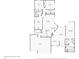 Detailed floor plan showcasing the layout of the home, including the living areas, bedrooms, and bathrooms at 9422 Clover Glen Dr, Riverview, FL 33569