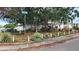 Charming single-story home with lush trees and beautifully landscaped front yard at 9926 Gray Fox Ln, Port Richey, FL 34668