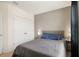 Bedroom featuring neutral colored walls, carpet flooring, and closet doors at 9960 Hound Chase Dr, Gibsonton, FL 33534