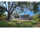 Spacious backyard with a large tree offering shade and character to the property at 10570 114Th Ter, Largo, FL 33773