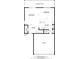 Detailed floor plan showcasing the layout of the first floor with kitchen, dining, living and garage at 11013 Leland Groves Dr, Riverview, FL 33579