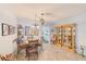 Cozy dining area with tiled floors, adjacent to living spaces, great for Gathering dinners at 11200 102Nd Ave # 75, Seminole, FL 33778