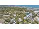 Aerial view of a residential community near a bayou, intercoastal waterway, and ocean at 11440 Harbor Way # 5009, Largo, FL 33774