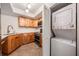 Updated kitchen with stainless steel appliances and convenient in-unit washer/dryer at 11440 Harbor Way # 5009, Largo, FL 33774