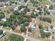 An overhead view of the real estate lot in a charming neighborhood at 12009 Glenshire Dr, Riverview, FL 33579