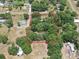A view from above of the land with its surrounding landscaping and location in the community at 12009 Glenshire Dr, Riverview, FL 33579
