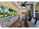 Enjoy outdoor living on this spacious porch, complete with stylish seating at 135 12Th Ne Ave, St Petersburg, FL 33701