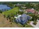 Expansive estate featuring lush lawns, private pool, lake access, and stately homes in a prestigious neighborhood at 17129 Breeders Cup Dr, Odessa, FL 33556