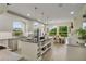 Gourmet kitchen featuring stainless steel appliances, a center island and eat in kitchen at 18107 Sugar Brooke Dr, Tampa, FL 33647