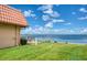 Beautiful outdoor patio with stunning water view and well-maintained lawn for enjoying Florida sunsets at 19029 Us Highway 19 N # 31F, Clearwater, FL 33764