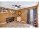 Bright bedroom with ceiling fan, neutral flooring and natural light at 2816 Manor Hill Dr, Brandon, FL 33511