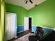 Bright bedroom with a two-tone wall and a large closet, creating a fun and functional space at 2816 Manor Hill Dr, Brandon, FL 33511