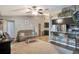 Spacious living room flows into a well-equipped kitchen and dining area, perfect for gatherings at 2816 Manor Hill Dr, Brandon, FL 33511