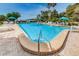 Sparkling pool with sun loungers, offering a relaxing oasis with ocean views at 300 S Florida Ave # 200J, Tarpon Springs, FL 34689