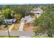 Aerial view of the property showing the home and the surrounding neighborhood at 3417 1St W Ave, Bradenton, FL 34205