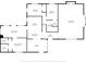 A detailed floorplan outlines a home's layout, featuring bedrooms, a living room, and a kitchen at 3417 1St W Ave, Bradenton, FL 34205