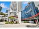Modern condo building exterior with sleek architecture, lush landscaping, and convenient entryway at 449 S 12Th St # 2205, Tampa, FL 33602