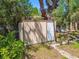 Exterior view of storage shed in backyard at 5806 N 9Th St, Tampa, FL 33604