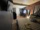 Bedroom with a brick accent wall and a large, comfortable bed at 701 54Th S St, Gulfport, FL 33707