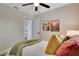 Bright bedroom offering ample closet space, overhead fan, and lots of light at 8277 82Nd N Ave, Largo, FL 33777