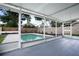Relaxing screened-in lanai offering views of the private pool and landscaped backyard at 8277 82Nd N Ave, Largo, FL 33777
