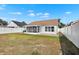 Fenced backyard perfect for outdoor activities at 11307 Calgary Cir, Tampa, FL 33624