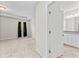 The main bedroom has carpet flooring, neutral-colored walls, a window with drapes, and a tray ceiling at 13233 Canopy Creek Dr, Tampa, FL 33625