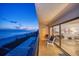 Balcony with stunning ocean views, seamlessly blending indoor and outdoor living spaces for ultimate comfort at 15000 Gulf Blvd # 602, Madeira Beach, FL 33708