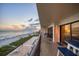 Expansive balcony offering panoramic ocean views, providing the ultimate relaxation and entertainment space at 15000 Gulf Blvd # 602, Madeira Beach, FL 33708