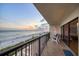Balcony featuring ocean views, perfect for unwinding with comfortable seating area at 15000 Gulf Blvd # 602, Madeira Beach, FL 33708