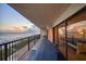 Spacious balcony boasting stunning ocean views, perfect for outdoor dining or relaxing in style at 15000 Gulf Blvd # 602, Madeira Beach, FL 33708