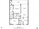 Detailed floor plan with dimensions showcases the layout of the home's various rooms at 15000 Gulf Blvd # 602, Madeira Beach, FL 33708