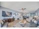 Bright living area flows into dining space, offering ocean views and comfortable seating at 15000 Gulf Blvd # 602, Madeira Beach, FL 33708
